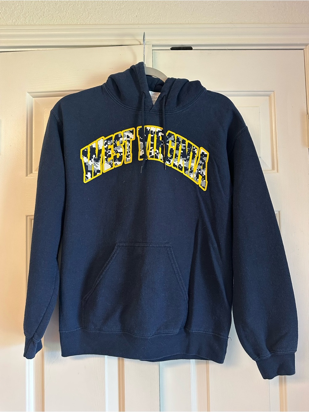 West Virginia Navy Hooded Sweatshirt